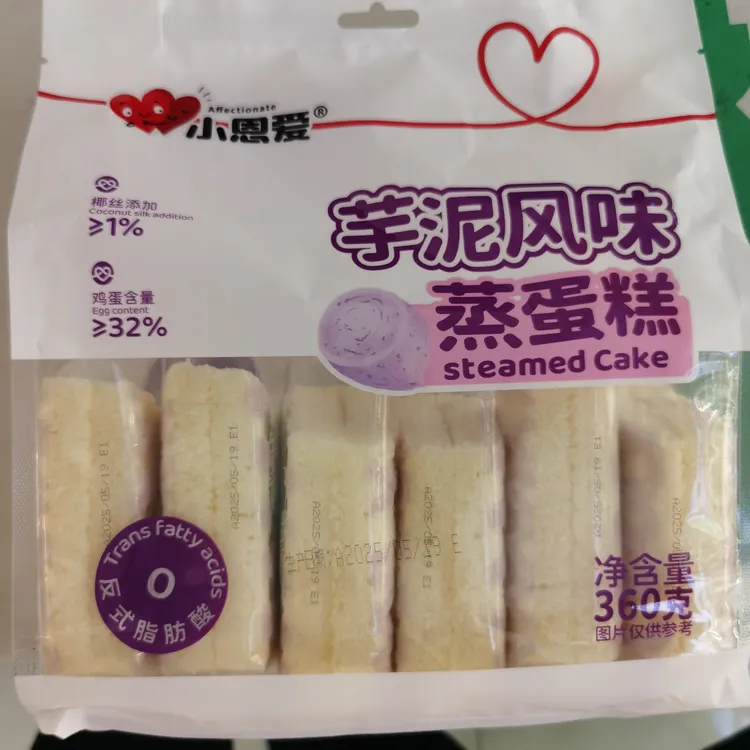 芋泥风味蒸蛋糕360g