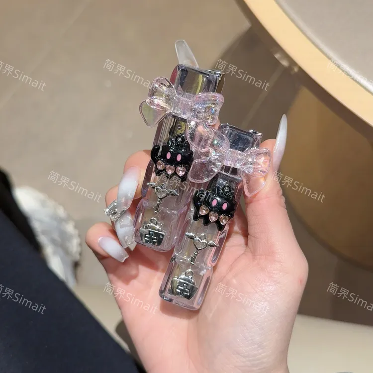 【简界品牌原创手作】闪钻可旋转粉色火焰可爱筛子打火机y2k亚文化