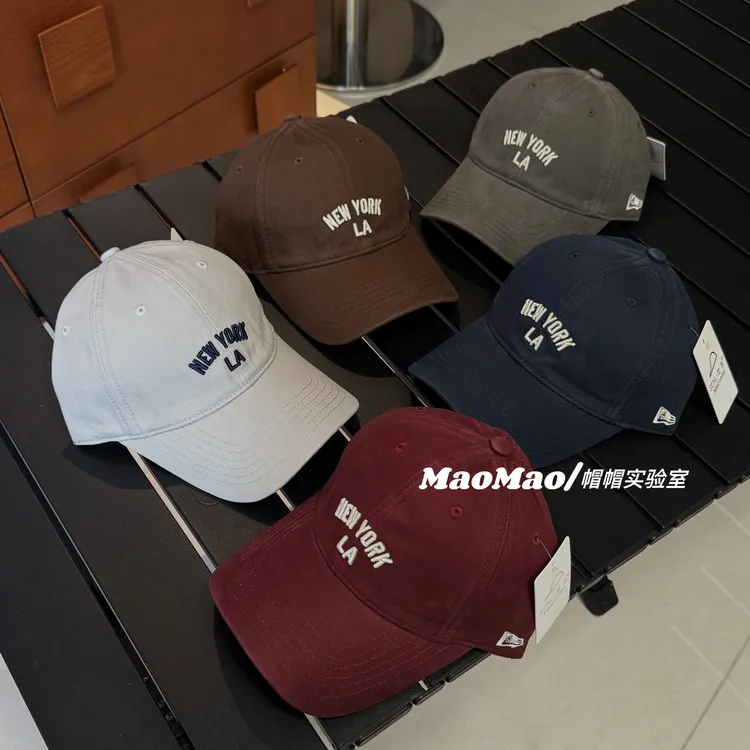 NEWYORK时尚休闲帽子复古简约百搭夏季秋季棒球帽男女通用鸭舌帽