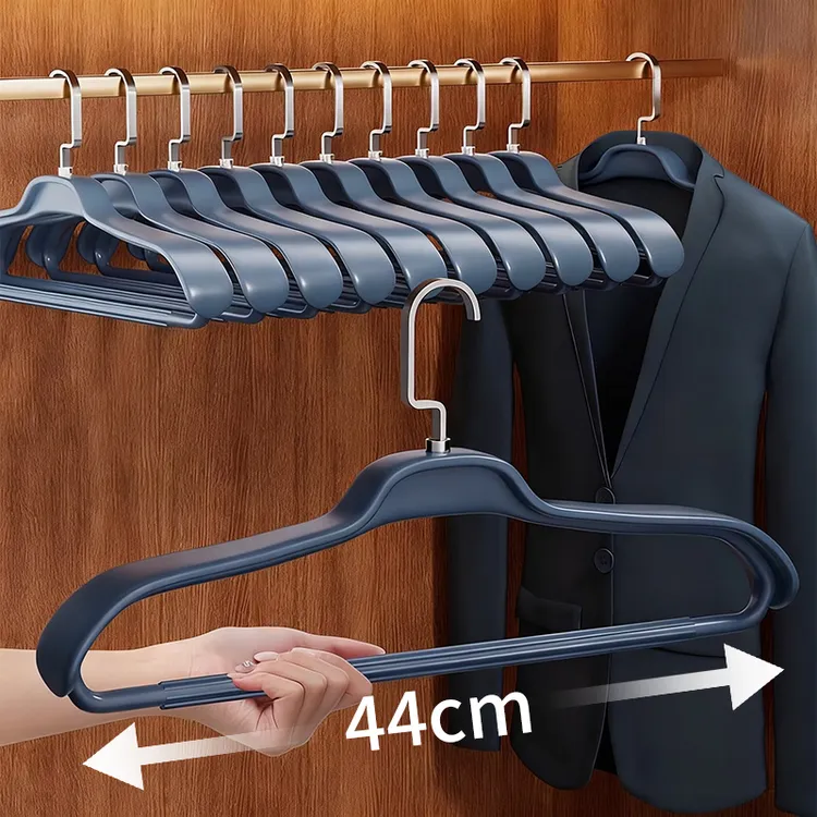 【越图】大码加粗加厚防肩角防滑衣架 10支装