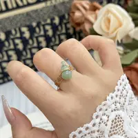 【凰一品】碧玉戒指18k金