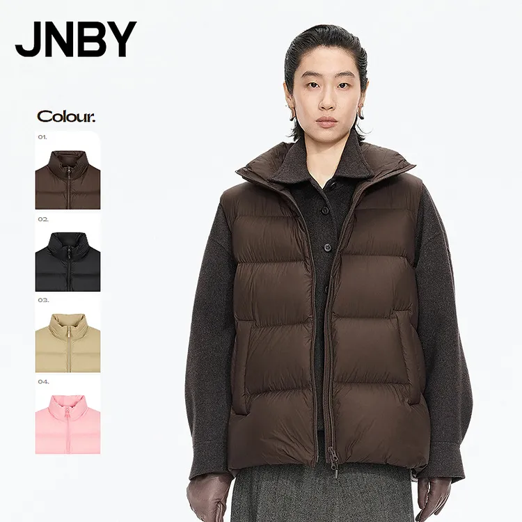 【商场同款】JNBY/江南布衣25冬新品羽绒服宽松A型无袖5P0C12220