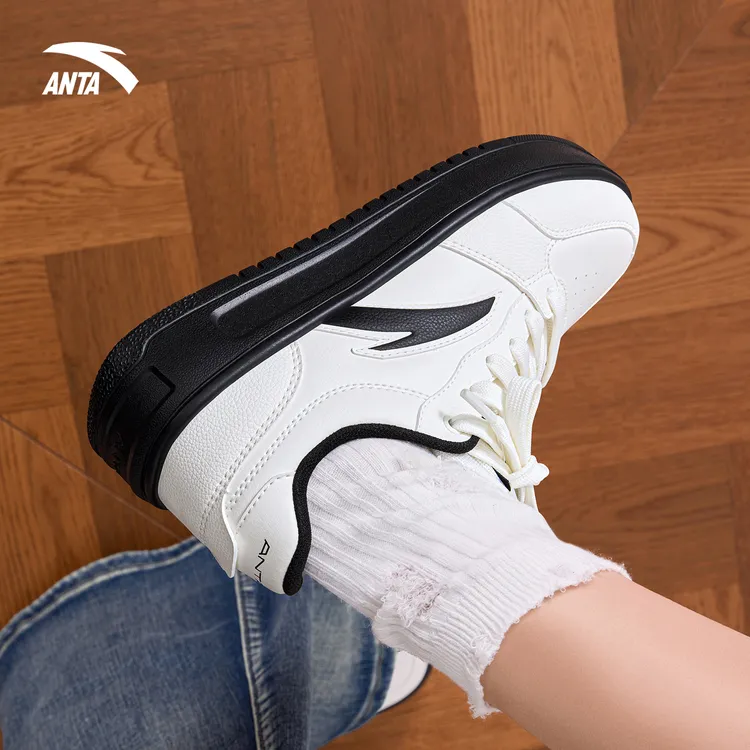 安踏板鞋女鞋夏季新款爆款ins正品学生鞋子时尚百搭运动鞋休闲鞋商品图