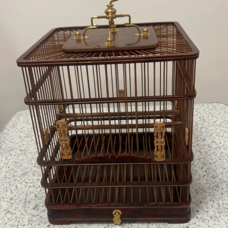 红酸枝鸟笼长宽26高30