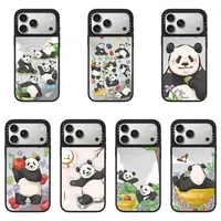 CASE联名萌兰熊猫贴纸适用卡通iPhone17promax手机壳苹果16pro/15