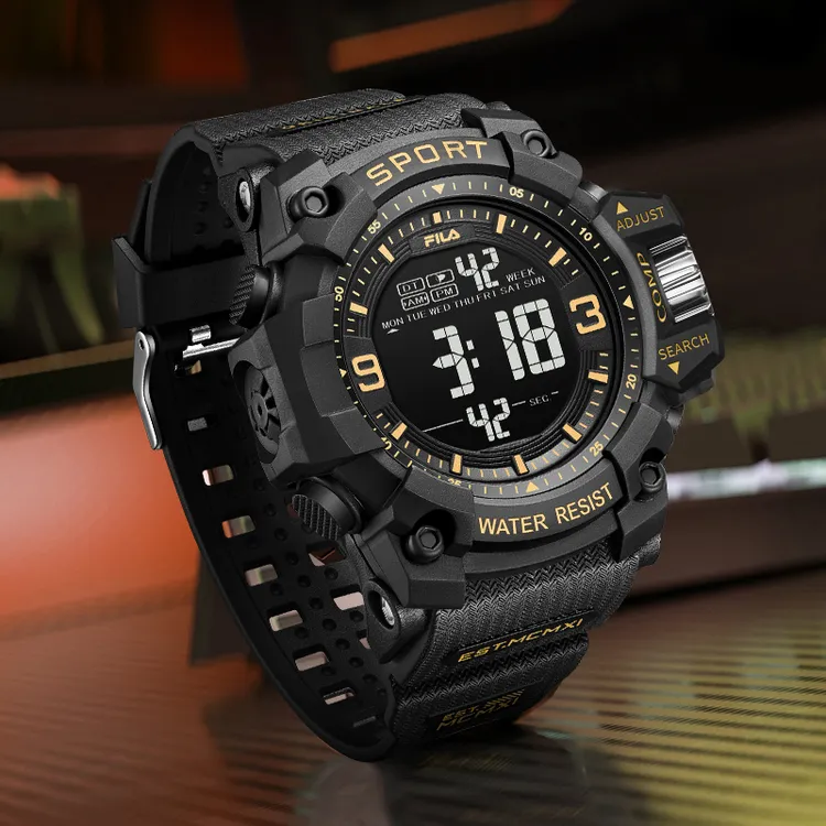 FILA斐乐手表青少年初高中生专用夜光日历闹钟防水防摔学生电子表