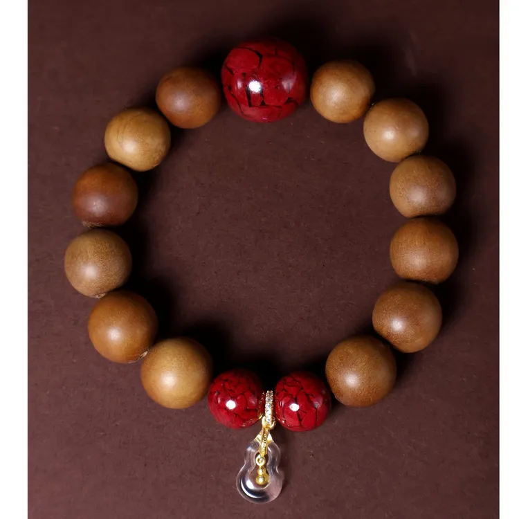 非金属木质手链 【龙炁觉醒】原创设计檀木手链聚福驱戾