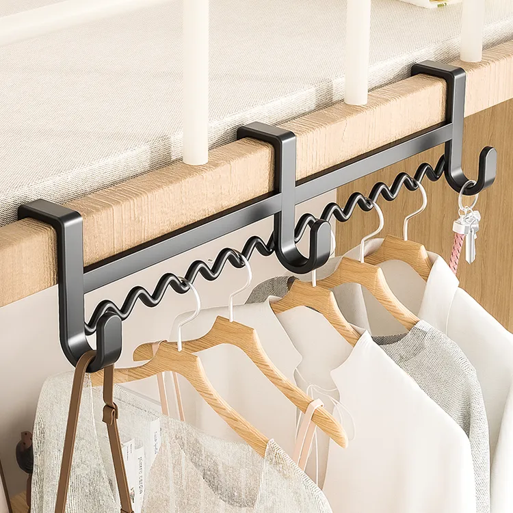 贝凯宿舍床边挂衣架衣服挂钩神器床上收纳钩衣架下铺寝室上铺挂架