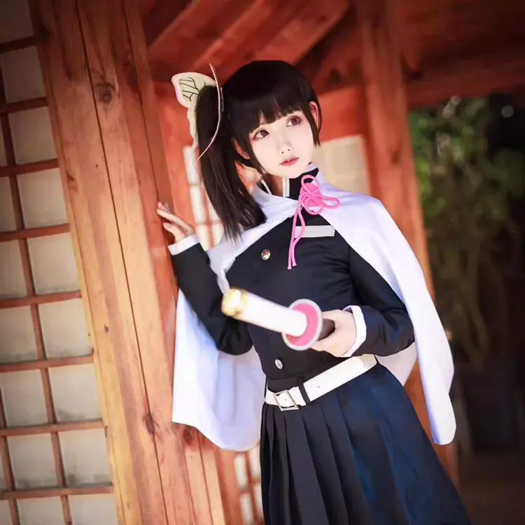 鬼灭之刃栗花落香奈乎cos服鬼杀队队服和风制服cosplay动漫剧场版