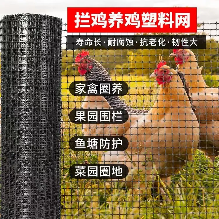 养鸡塑料网围栏网家用圈玉米网养殖网鱼塘防护网围栏栅栏户外特厚商品图