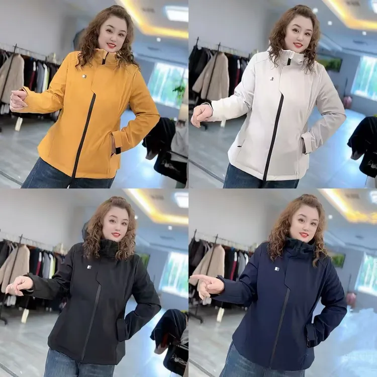 5351（丹姐家）小树收腰型修身瑜伽户外冲锋衣短款外套秋季新款百搭