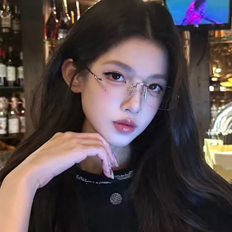 三合一气质变色护眼多功能眼镜男2026方框无框无边框商品图