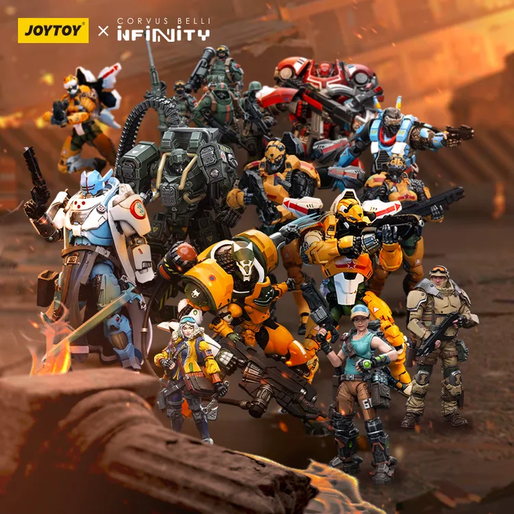 JOYTOY/暗源INFINITY系列正版授权套组 成品可动模型玩具人偶机甲
