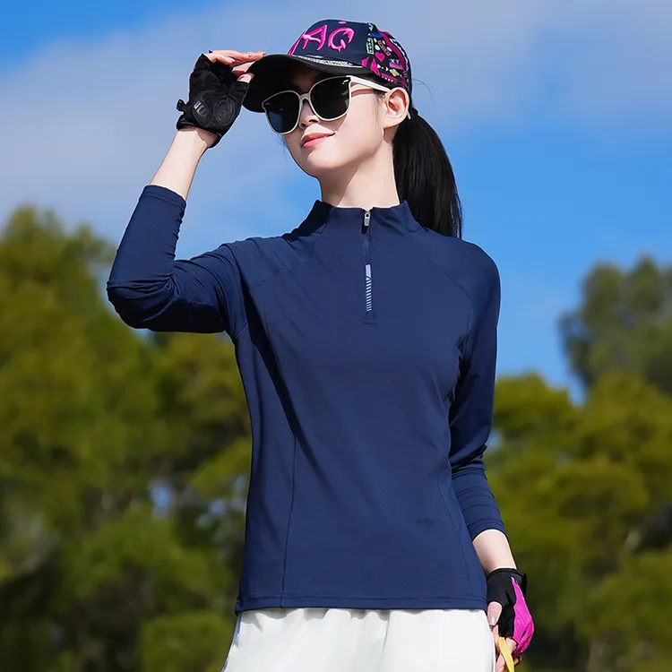 2025年新款户外速干衣春夏运动长袖T恤跑步健身徒步登山弹力透气
