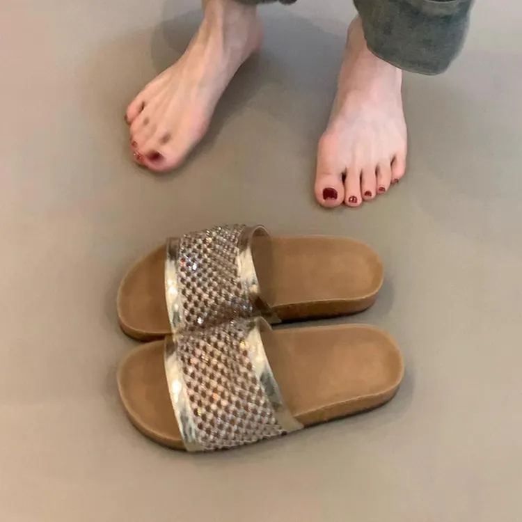 松糕厚底度假小众勃肯鞋女外穿2025夏季配裙子晚晚风露趾凉拖凉鞋