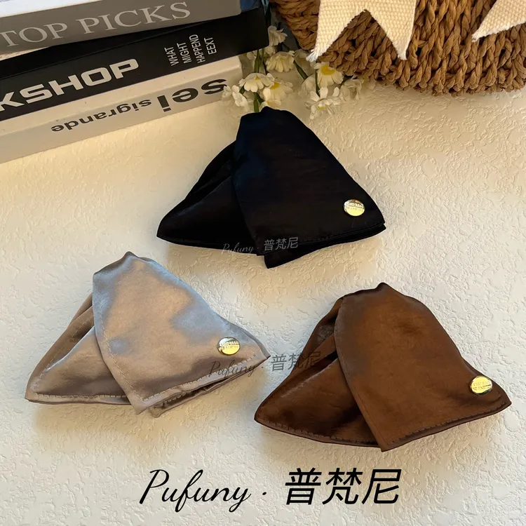 鎏光缎面贝壳三角抓夹金标13CM鲨鱼夹高级感通勤盘发夹子气质发饰商品图