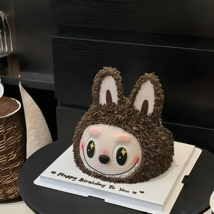 Labubu-拉布布泡泡玛特网红定制生日蛋糕送男女朋友同城配送全国