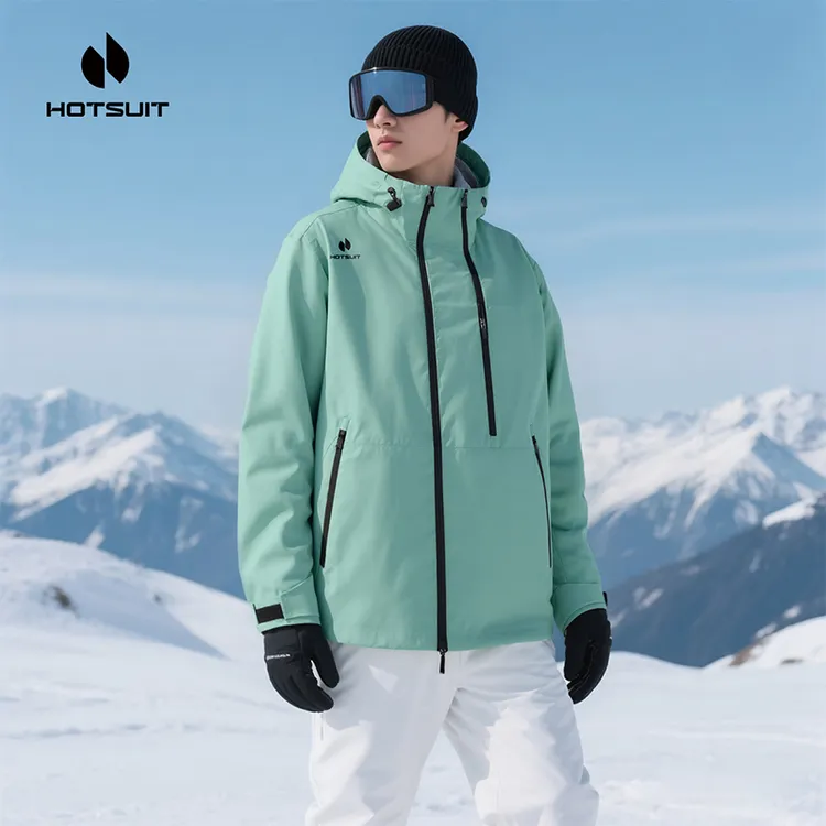 HOTSUIT后秀冬季滑雪服宽松男女单双板防风防雪户外滑雪上衣