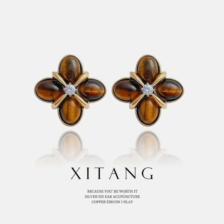  XITANG 925银针【土星记忆】气质小众耳钉耳环耳坠8452