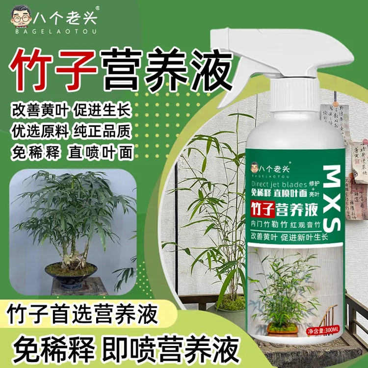 （升级版）竹子营养液直喷叶面多种营养成分促进光合作用改善黄叶