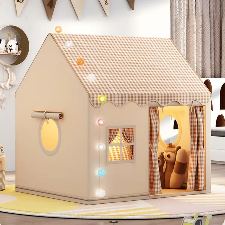 儿童帐篷宝宝室内游戏屋玩具小房子家用幼儿园亲子房男女孩小房子