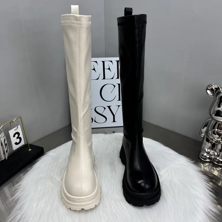 时装靴时尚骑士秋冬欧若假日风甜辣千金风沙丘废土风英伦百搭女靴