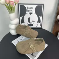 2517卡加绒保暖全包内增高勃肯鞋女秋冬新款一脚蹬休闲百搭棉鞋