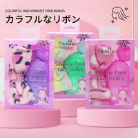 日本珊瑚绒蝴蝶结发带女士化妆洗脸束发套头饰