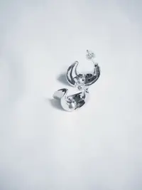 925银耳饰  Bing Studios｜极简气质素百搭设计感耳环-1241