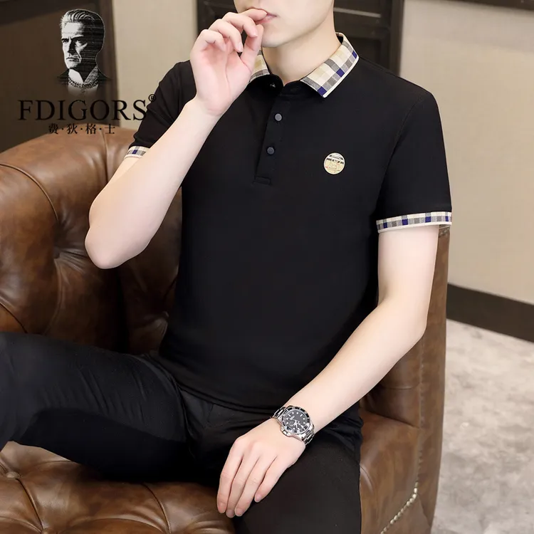 FDIGORS/费狄格士t恤短袖男士青年潮牌2025新款夏季百搭polo衫