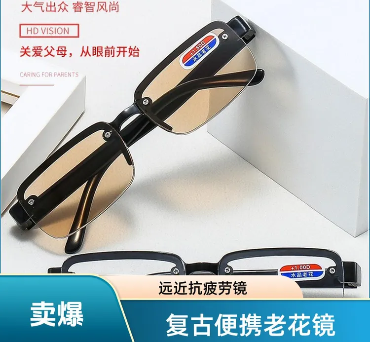 【官方正品】2026年老花镜室内外两用老花眼镜防蓝光超高清中老年人商品图
