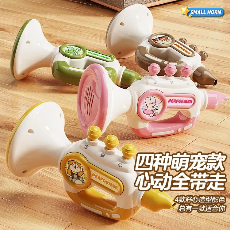 婴儿可吹奏小喇叭多种音效模拟小鸟叫声益智玩具商品图