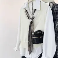 【套装】宽松简约新款时尚高档套装时装女装服装5380[XSLF]Q