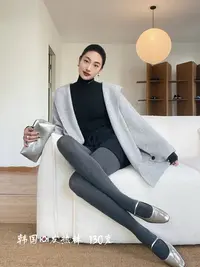 2025发热袜紧身裤高腰秋冬百搭长裤打底裤连袜薄款休闲风韩版长款