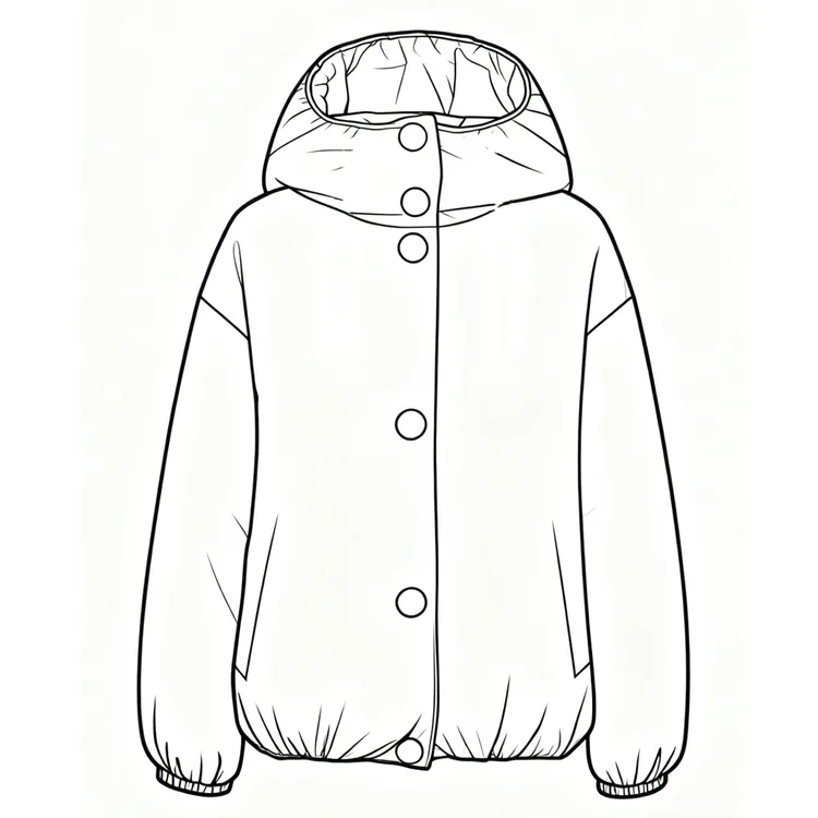 【Montendre】秋冬新款  A 百搭保暖立领宽松纯色洋气连帽棉服外套