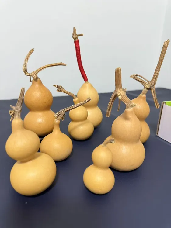 天然带龙头小葫芦手把件文玩盘玩专用福禄葫芦