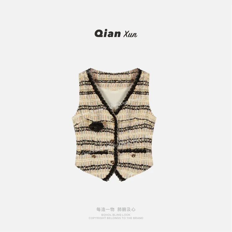 【千寻严选】夏季时尚休闲通勤减龄百搭洋气设计感上衣QXX5SY1970A