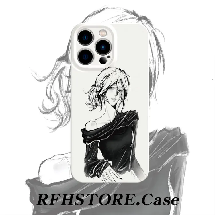 ZMGX露肩少女适用苹果17/16promax菲林手机壳华为P70oppo小米vivo