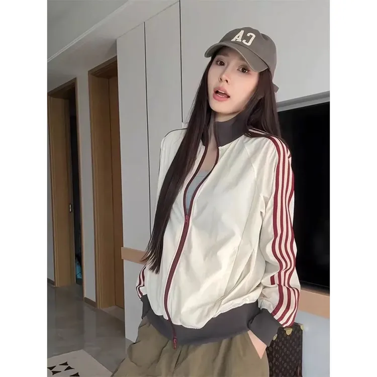 美式高街机能风长袖防晒衣夏季立体裁剪设计感休闲轻薄款运动夹克