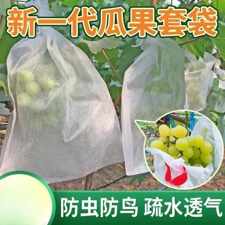苦瓜防虫袋无纺布套袋青瓜丝瓜专用防雨防蜂果蝇透气加厚防水防晒商品图