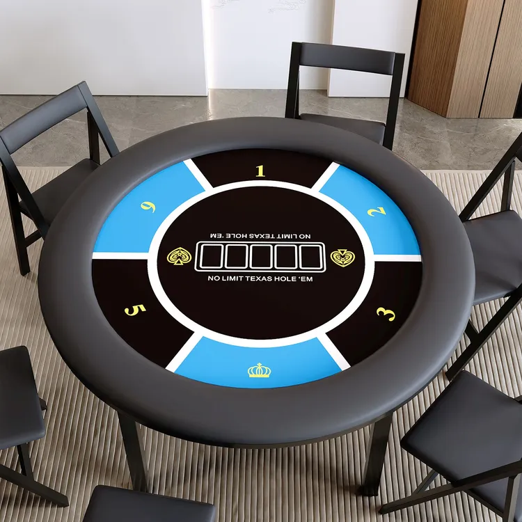 可定制颜色桌面的德扑桌掼蛋桌支架架结构折叠麻将桌折叠椅