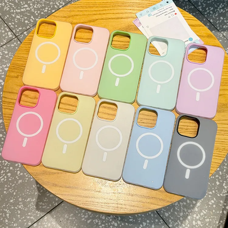 二合一果冻磁吸适用iPhone16ProMax手机壳15肤感磨砂保护套14