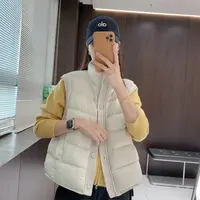 IMFLY金小金自制女装 鸭绒马甲DYW9862秋冬季立领背心羽绒服外套
