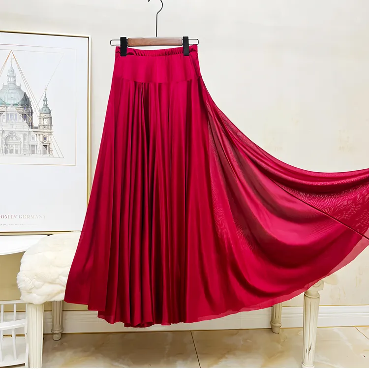 720度大裙摆半身裙广场舞交谊舞民族舞现代古典舞新疆跳舞长裙子