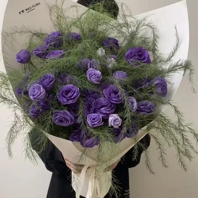 紫洋桔梗芦荀草花束同城
