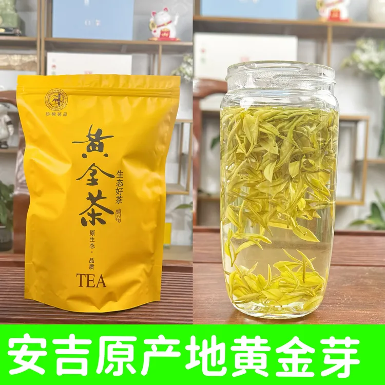 25年新茶（口粮黄茶）黄金叶黄金芽豆香栗香原产地安吉浓香耐泡