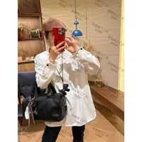 XMM【袖子纽扣水洗棉长袖T恤】时尚休闲简约韩版气质潮流百搭G10672