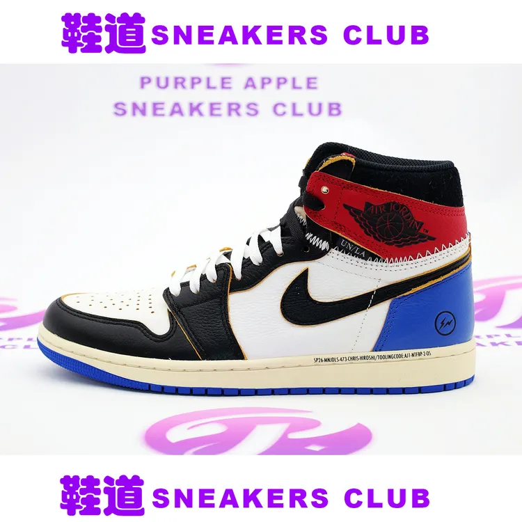 Air Jordan AJ 1 union 藤原浩闪电三方联名高帮休闲鞋IO7847-002