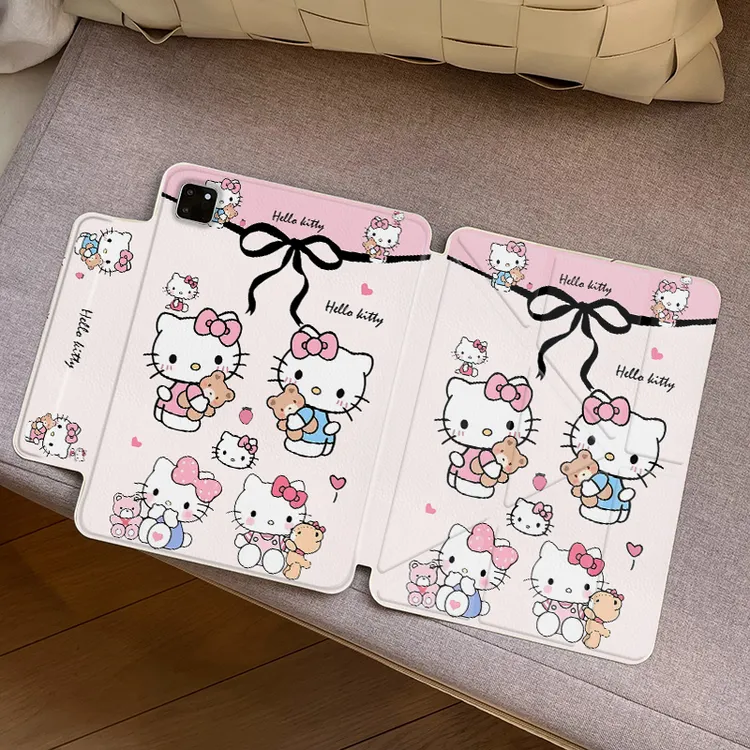 【粉色KT猫】适用苹果iPadAir7/6平板保护套iPadPro11寸保护壳mini
