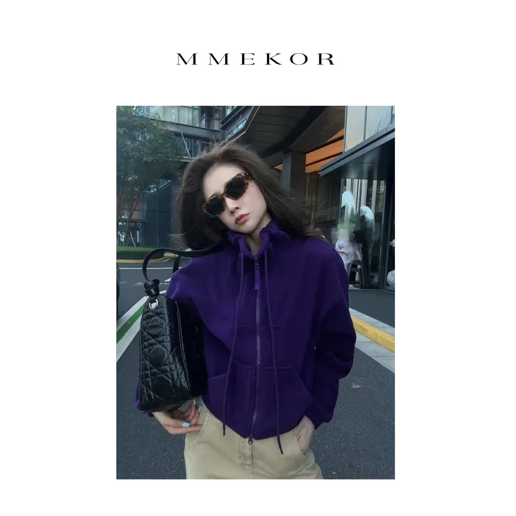 MMEKOR“极光卫衣” 2025新款秋款摩登街头时髦宝藏上衣 30270